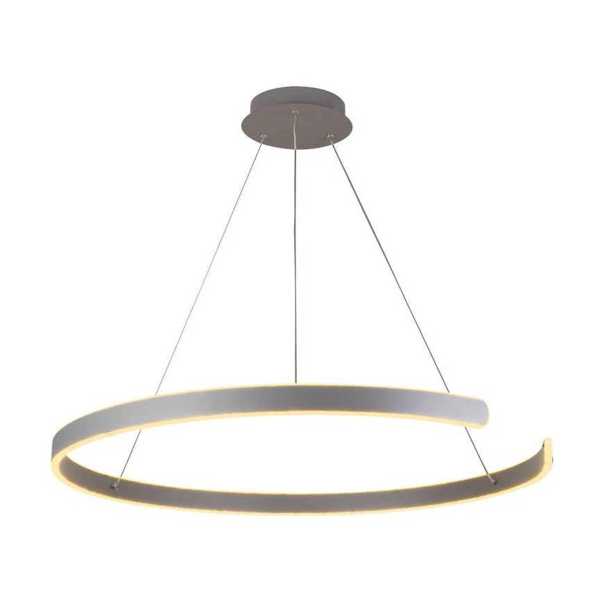 LED prigušivački luster na užetu LED/100W/230V 3000-6500K promjer 80 cm + daljinski upravljač