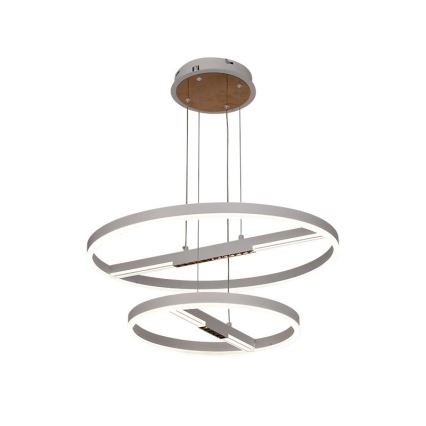 LED luster s mogućnošću prigušivanja na užetu LED/100W/230V 3000-6500K promjer 60 cm + daljinski upravljač
