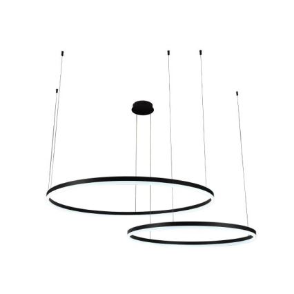 LED prigušivački luster na užetu LED/100W/230V 3000-6500K promjer 80 cm + daljinski upravljač