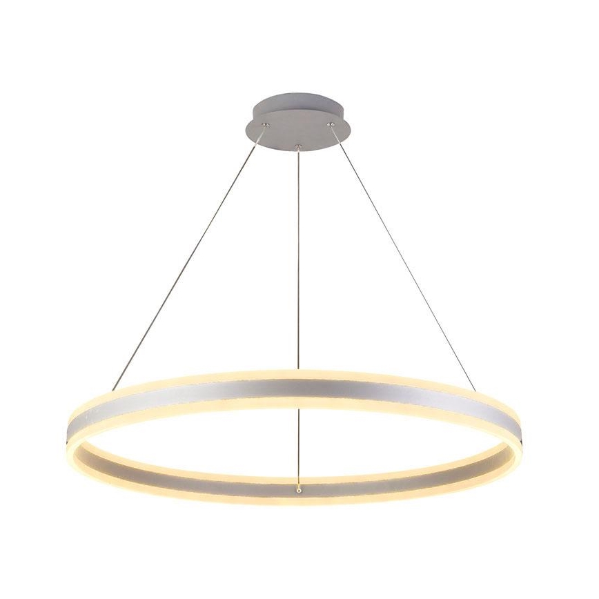 LED prigušivački luster na užetu LED/110W/230V 3000-6500K promjer 80 cm + daljinski upravljač