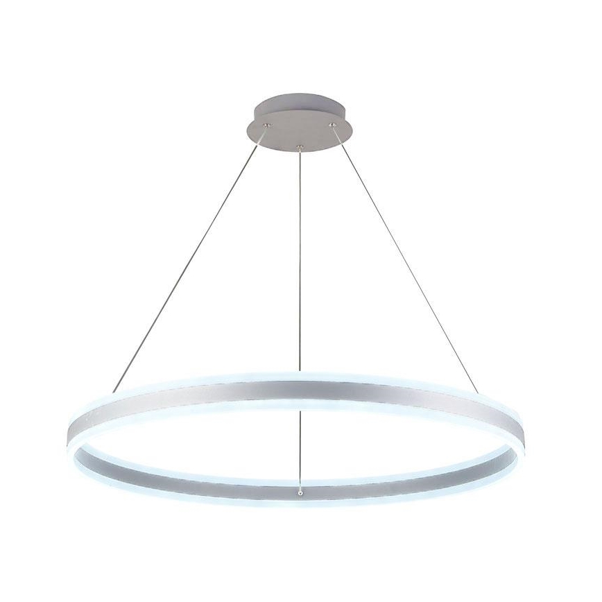 LED prigušivački luster na užetu LED/110W/230V 3000-6500K promjer 80 cm + daljinski upravljač