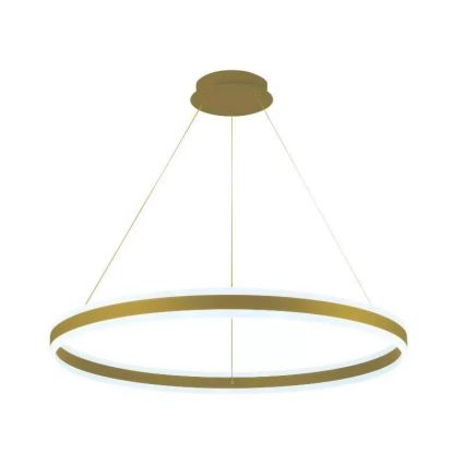 LED prigušivački luster na užetu LED/110W/230V 3000-6500K promjer 80 cm + daljinski upravljač