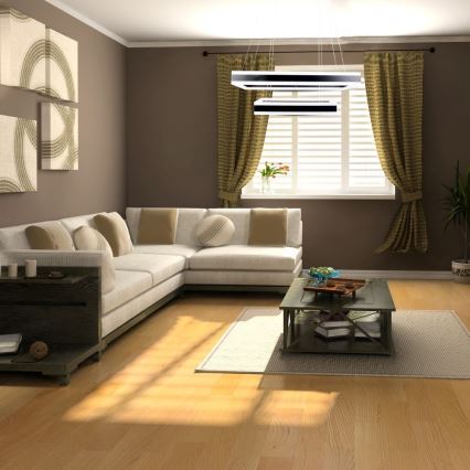 LED prigušivač lustera na užetu LED/113W/230V 3000K crna