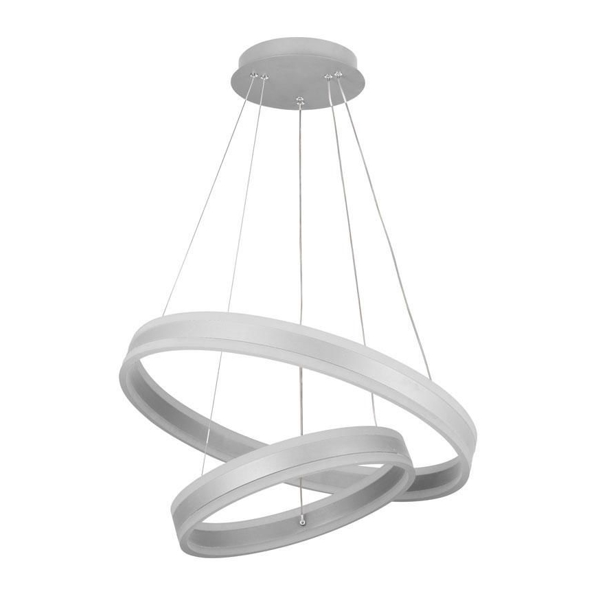 LED prigušivački luster na užetu LED/135W/230V 3000-6500K promjer 60 cm + daljinski upravljač
