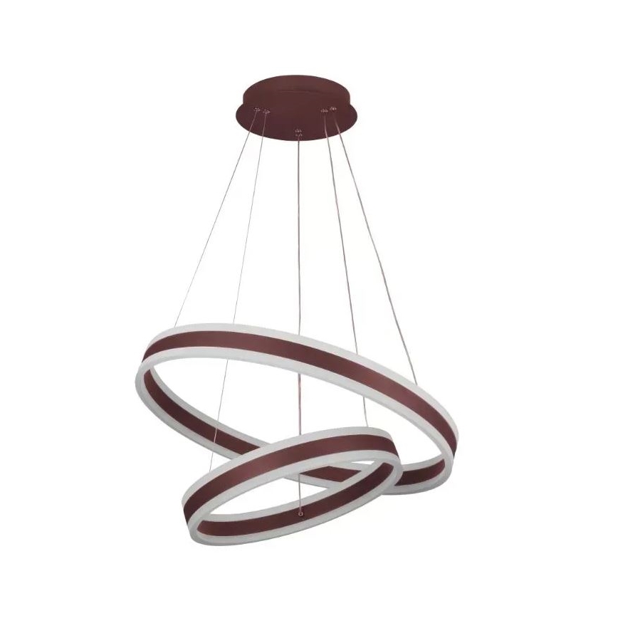 LED prigušivački luster na užetu LED/135W/230V 3000-6500K promjer 60 cm + daljinski upravljač