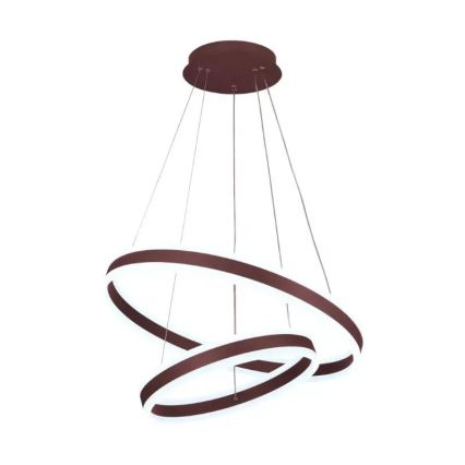 LED prigušivački luster na užetu LED/135W/230V 3000-6500K promjer 60 cm + daljinski upravljač