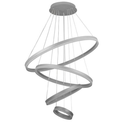 LED prigušivački luster na užetu LED/165W/230V 3000-6500K promjer 80 cm + daljinski upravljač