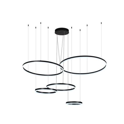 LED prigušivački luster na užetu LED/220W/230V 3000-6500K promjer 100 cm + daljinski upravljač