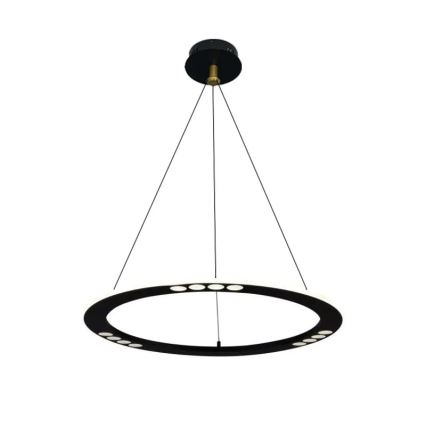 LED prigušivački luster na užetu LED/40W/230V 3000-6500K + daljinski upravljač