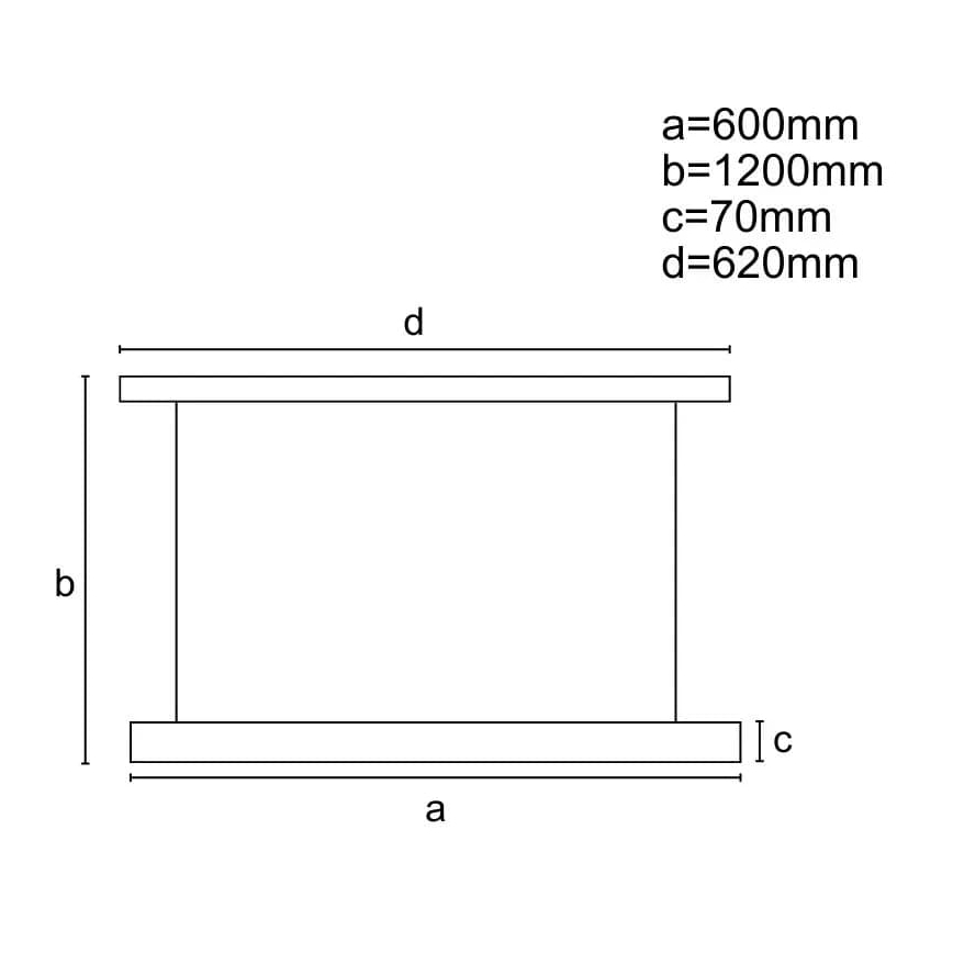 LED prigušivački luster na užetu LED/45W/230V 3000-6500K promjer 60 cm crni + daljinski upravljač