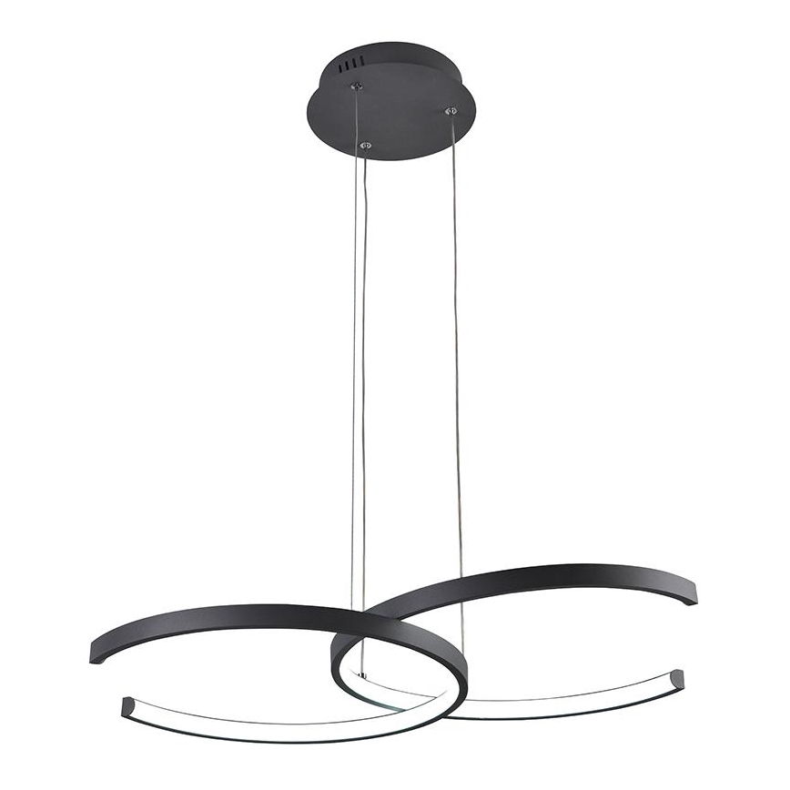 LED prigušivački luster na užetu LED/50W/230V 3000-6500K + daljinski upravljač