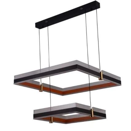 LED prigušivački luster na užetu LED/50W/230V 3000-6500K + daljinski upravljač