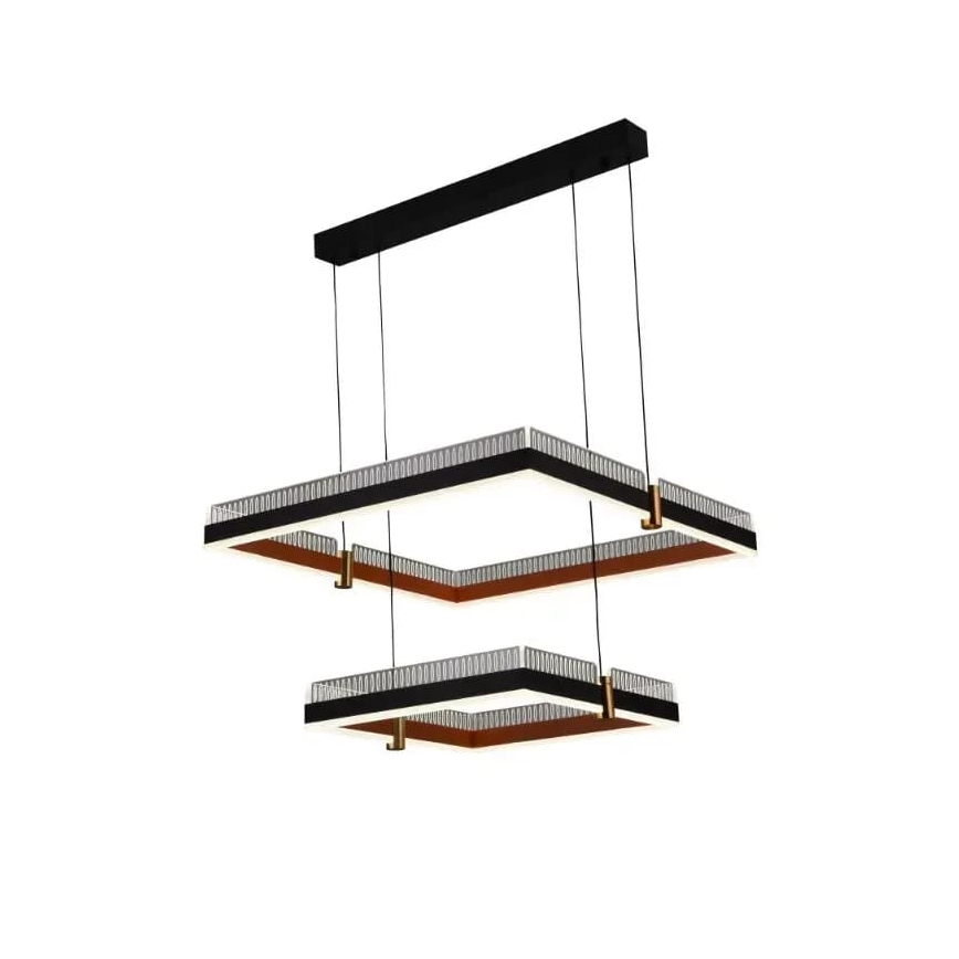 LED prigušivački luster na užetu LED/50W/230V 3000-6500K + daljinski upravljač