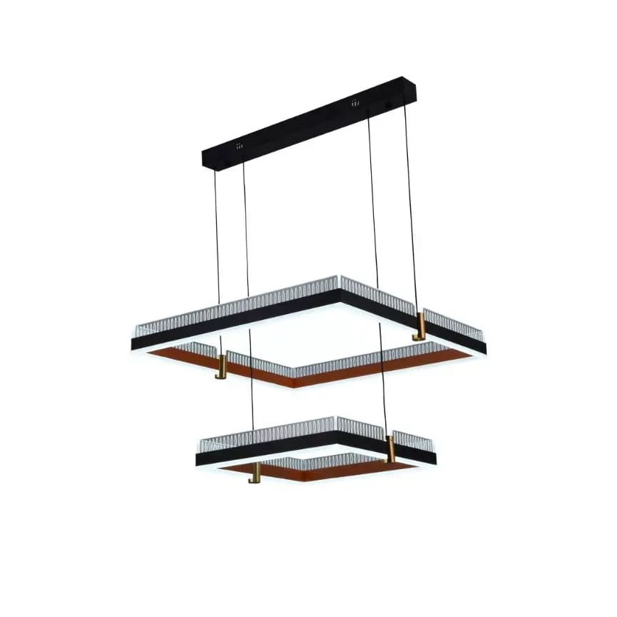 LED prigušivački luster na užetu LED/50W/230V 3000-6500K + daljinski upravljač