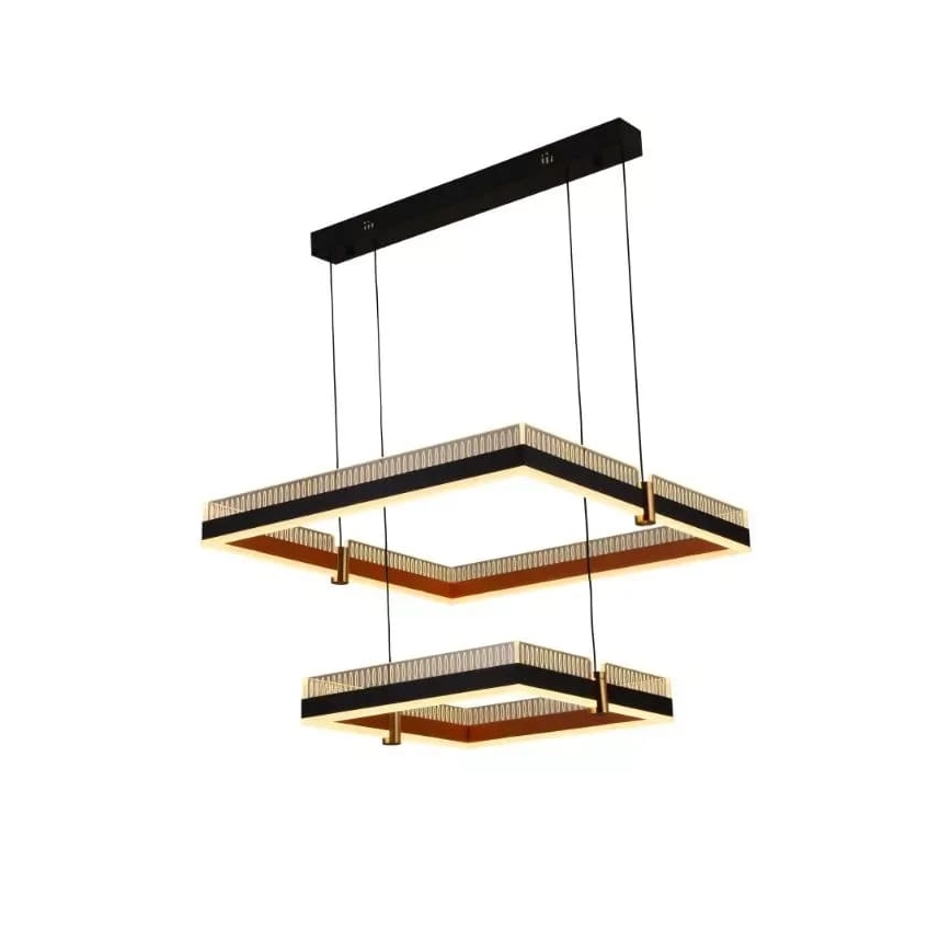 LED prigušivački luster na užetu LED/50W/230V 3000-6500K + daljinski upravljač