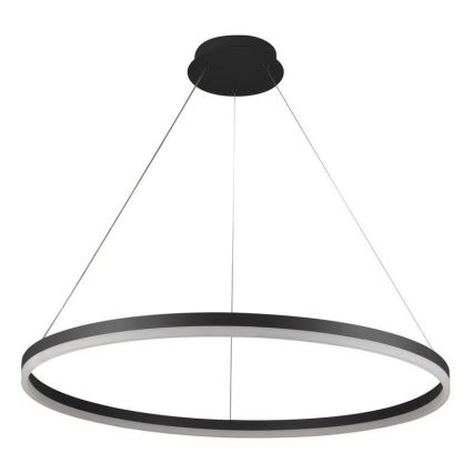 LED prigušivački luster na užetu LED/55W/230V 3000-6500K promjer 80 cm + daljinski upravljač