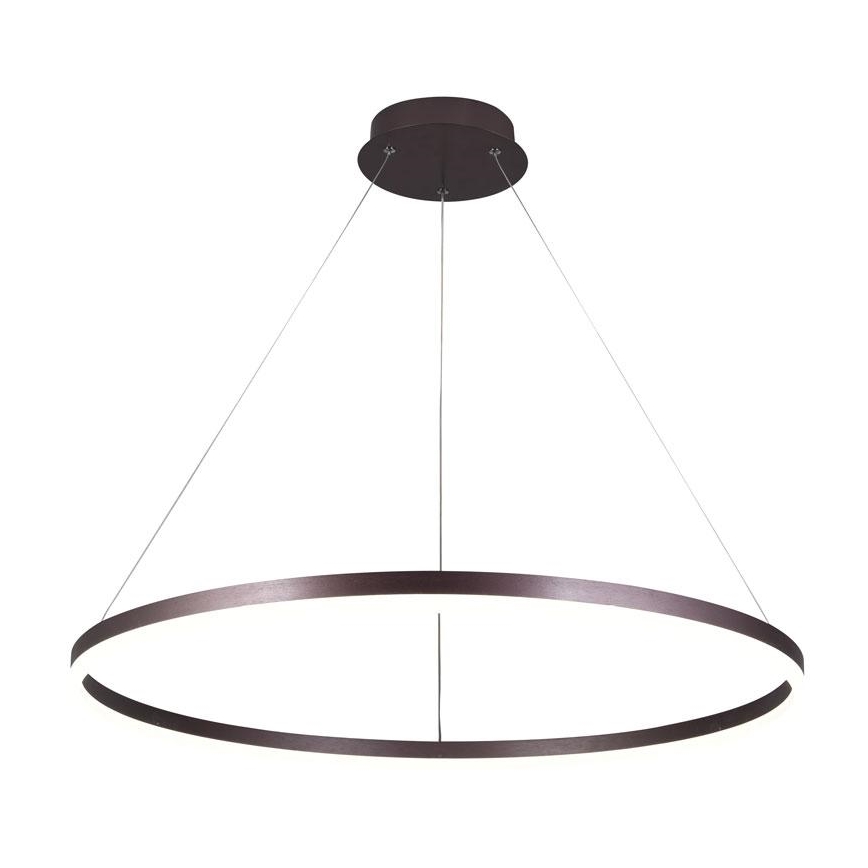 LED prigušivački luster na užetu LED/55W/230V 3000-6500K promjer 80 cm + daljinski upravljač