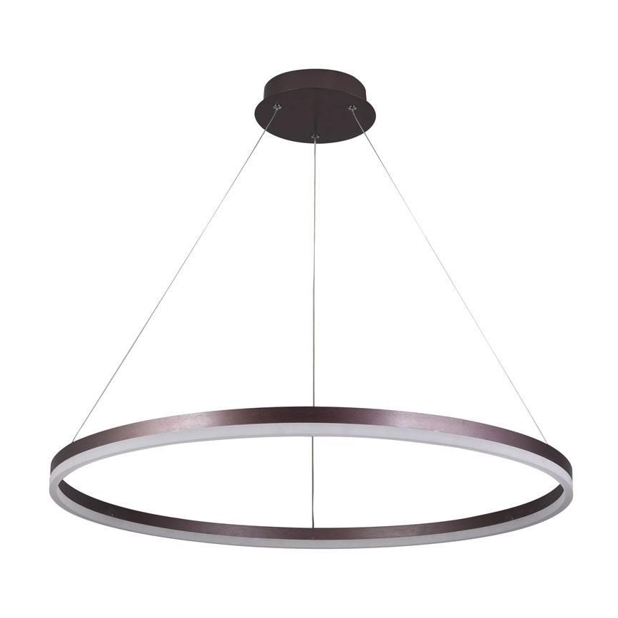 LED prigušivački luster na užetu LED/55W/230V 3000-6500K promjer 80 cm + daljinski upravljač