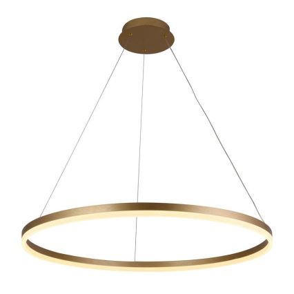 LED prigušivački luster na užetu LED/55W/230V 3000-6500K promjer 80 cm + daljinski upravljač
