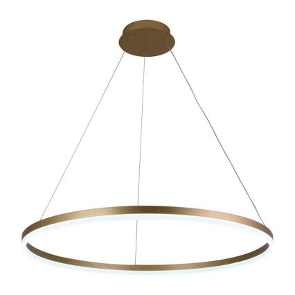 LED prigušivački luster na užetu LED/55W/230V 3000-6500K promjer 80 cm + daljinski upravljač
