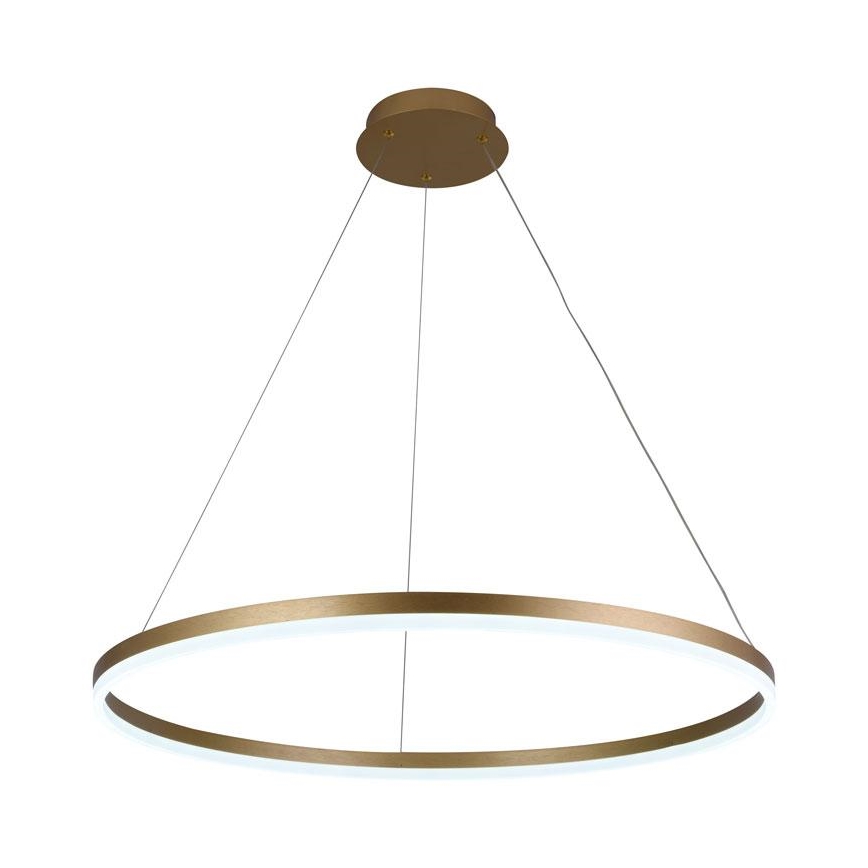 LED prigušivački luster na užetu LED/55W/230V 3000-6500K promjer 80 cm + daljinski upravljač
