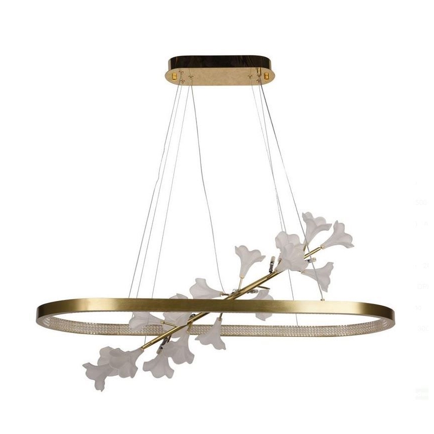 LED prigušivački luster na užetu LED/55W/230V 3000-6500K + daljinski upravljač