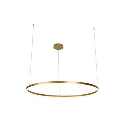 LED prigušivački luster na užetu LED/55W/230V 3000-6500K promjer 80 cm + daljinski upravljač
