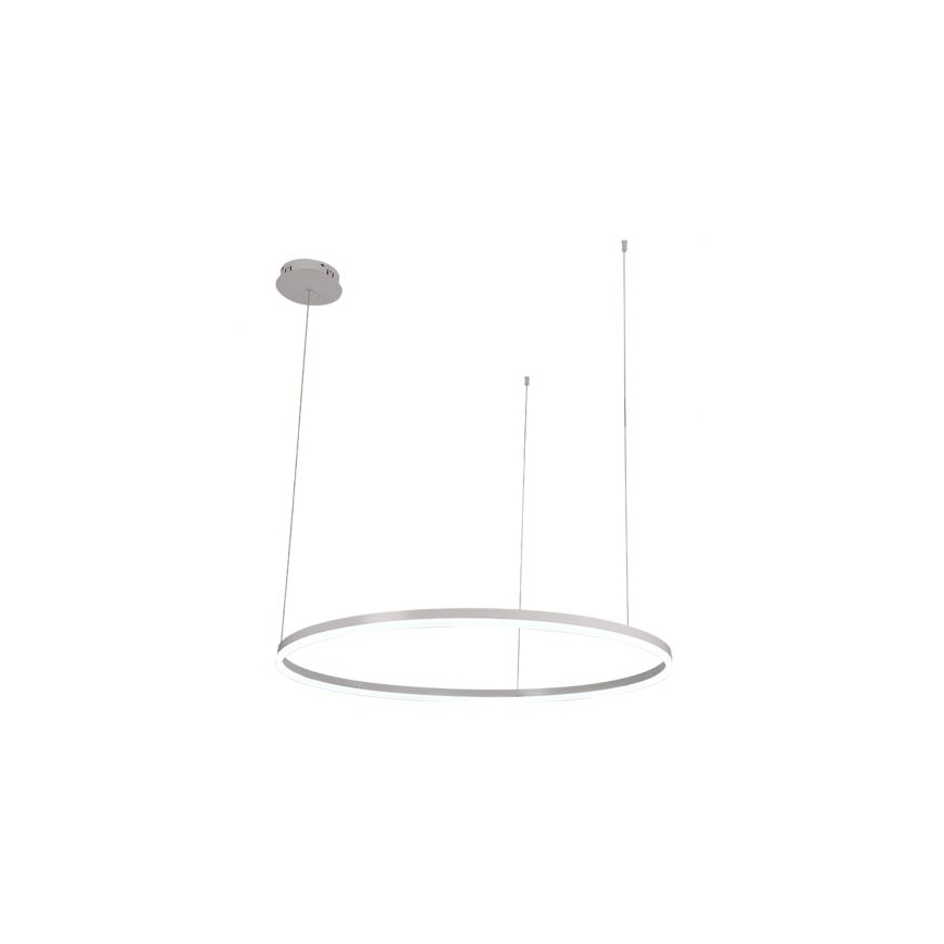 LED prigušivački luster na užetu LED/55W/230V 3000-6500K promjer 80 cm + daljinski upravljač