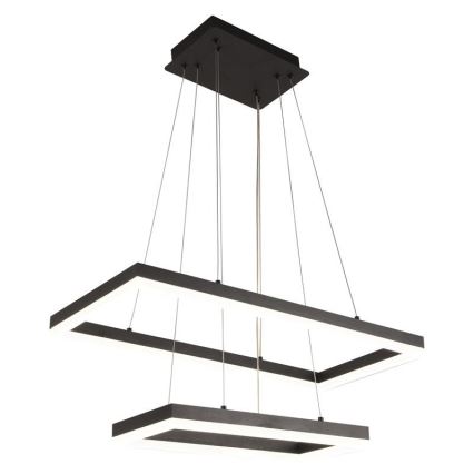 LED prigušivački luster na užetu LED/65W/230V 3000-6500K + daljinski upravljač