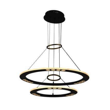LED prigušivački luster na užetu LED/65W/230V 3000-6500K + daljinski upravljač