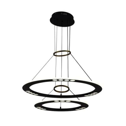 LED prigušivački luster na užetu LED/65W/230V 3000-6500K + daljinski upravljač