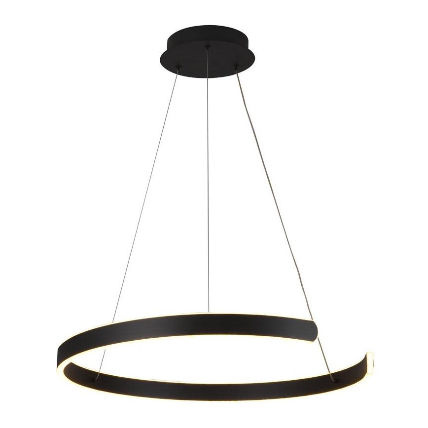 LED prigušivački luster na užetu LED/70W/230V 3000-6500K promjer 60 cm + daljinski upravljač