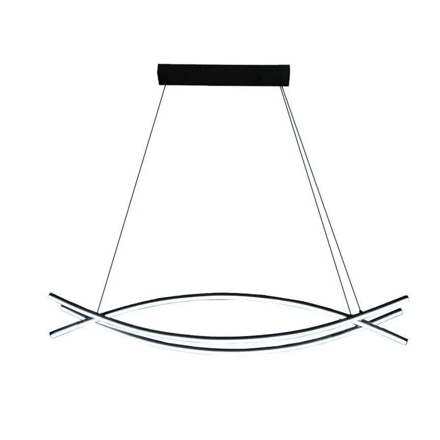 LED prigušivački luster na užetu LED/70W/230V 3000-6500K + daljinski upravljač