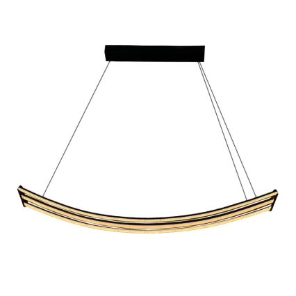 LED prigušivački luster na užetu LED/70W/230V 3000-6500K + daljinski upravljač