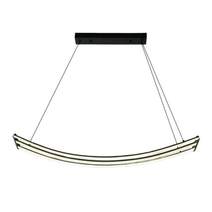 LED prigušivački luster na užetu LED/70W/230V 3000-6500K + daljinski upravljač