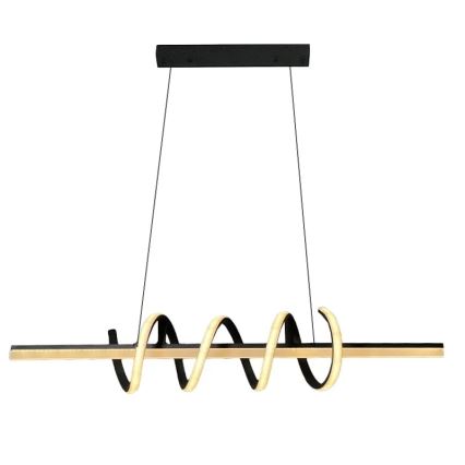 LED prigušivački luster na užetu LED/70W/230V 3000-6500K + daljinski upravljač