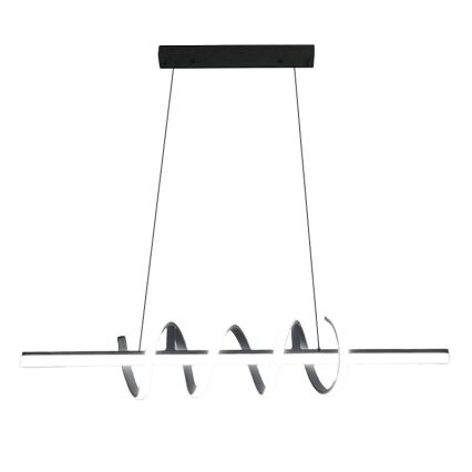 LED prigušivački luster na užetu LED/70W/230V 3000-6500K + daljinski upravljač