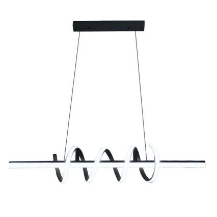 LED prigušivački luster na užetu LED/70W/230V 3000-6500K + daljinski upravljač