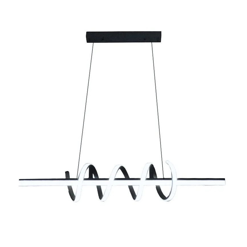 LED prigušivački luster na užetu LED/70W/230V 3000-6500K + daljinski upravljač