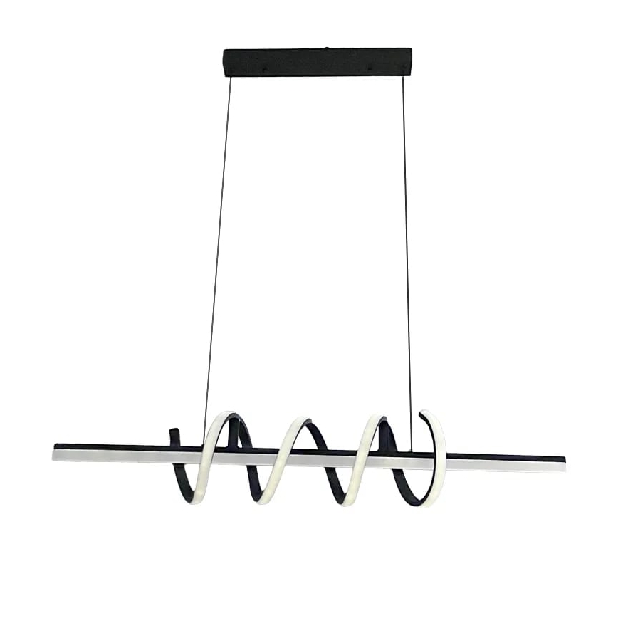 LED prigušivački luster na užetu LED/70W/230V 3000-6500K + daljinski upravljač