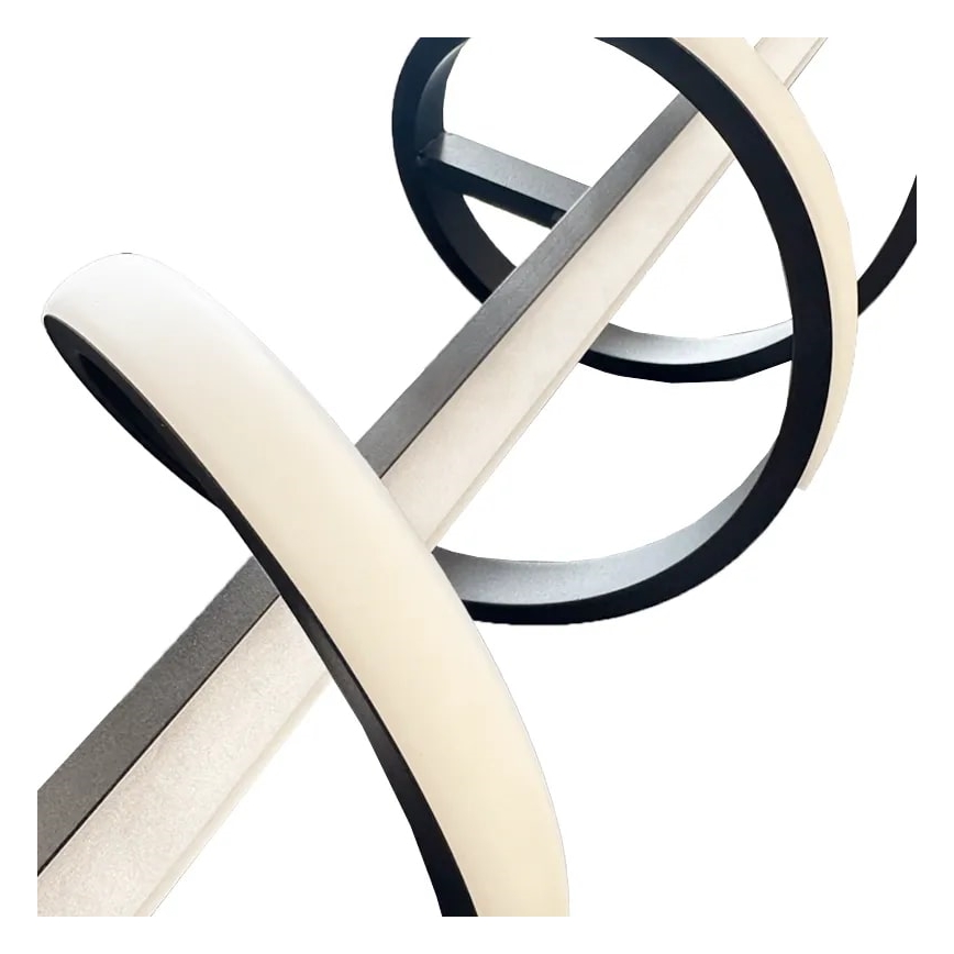 LED prigušivački luster na užetu LED/70W/230V 3000-6500K + daljinski upravljač