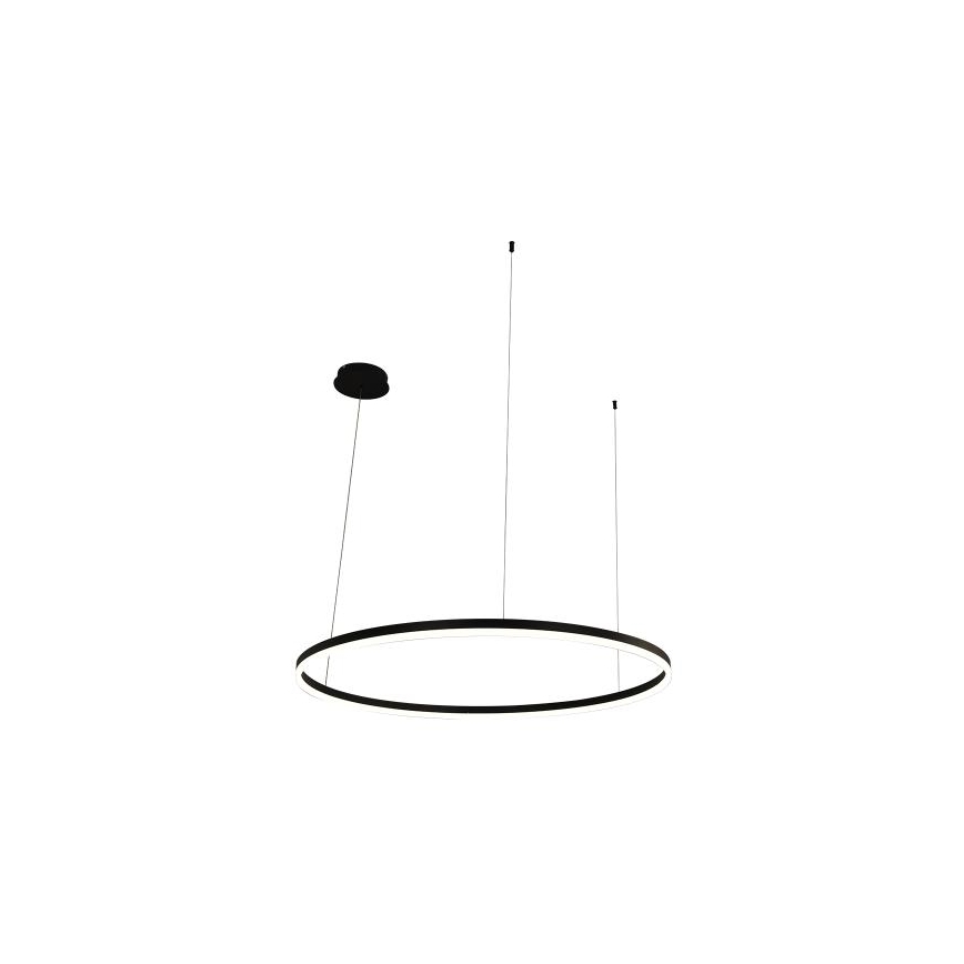LED prigušivački luster na užetu LED/72W/230V 3000-6500K promjer 100 cm + daljinski upravljač