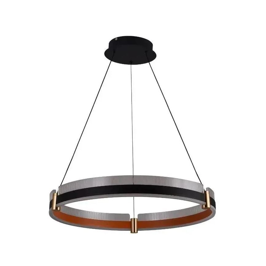 LED luster s mogućnošću prigušivanja na užetu LED/80W/230V 3000-6500K promjer 60 cm + daljinski upravljač