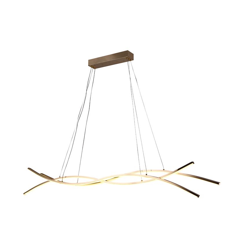 LED prigušivački luster na užetu LED/80W/230V 3000-6500K + daljinski upravljač