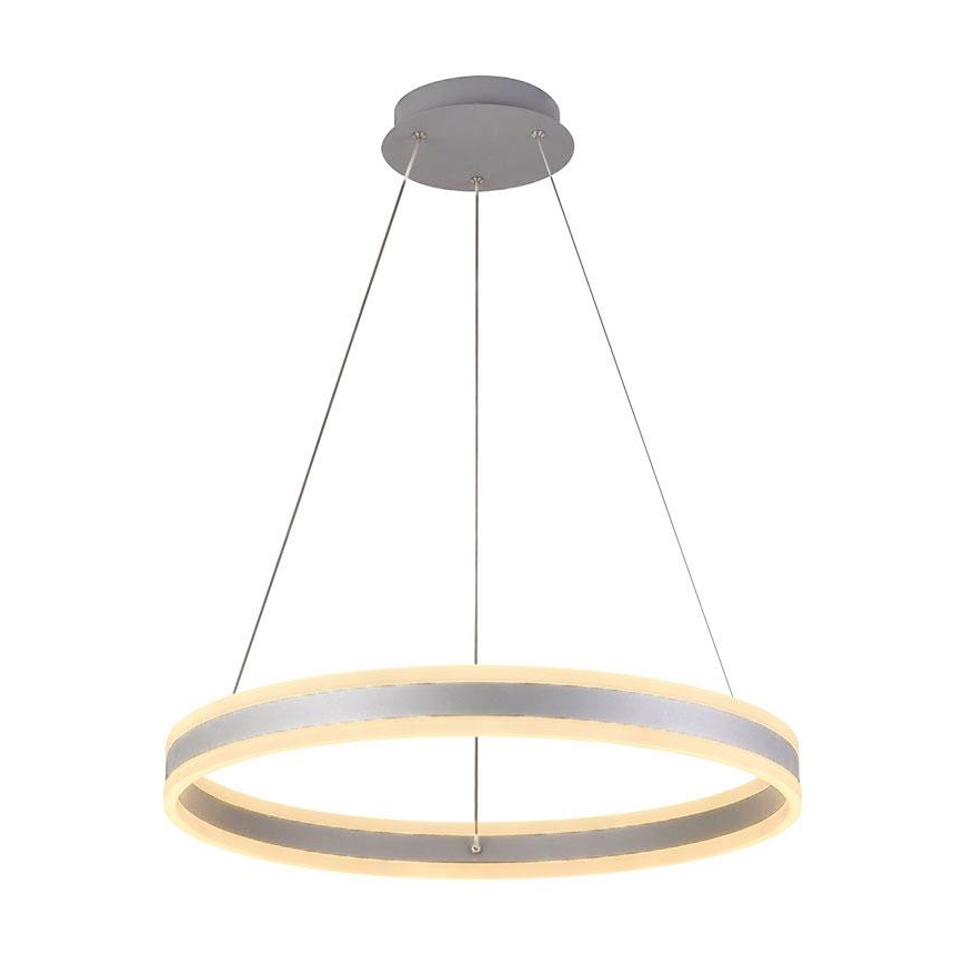 LED luster s prigušivanjem na užetu LED/85W/230V 3000-6500K promjer 60 cm + daljinski upravljač