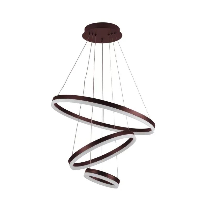 LED luster s prigušivanjem na užetu LED/85W/230V 3000-6500K promjer 60 cm + daljinski upravljač