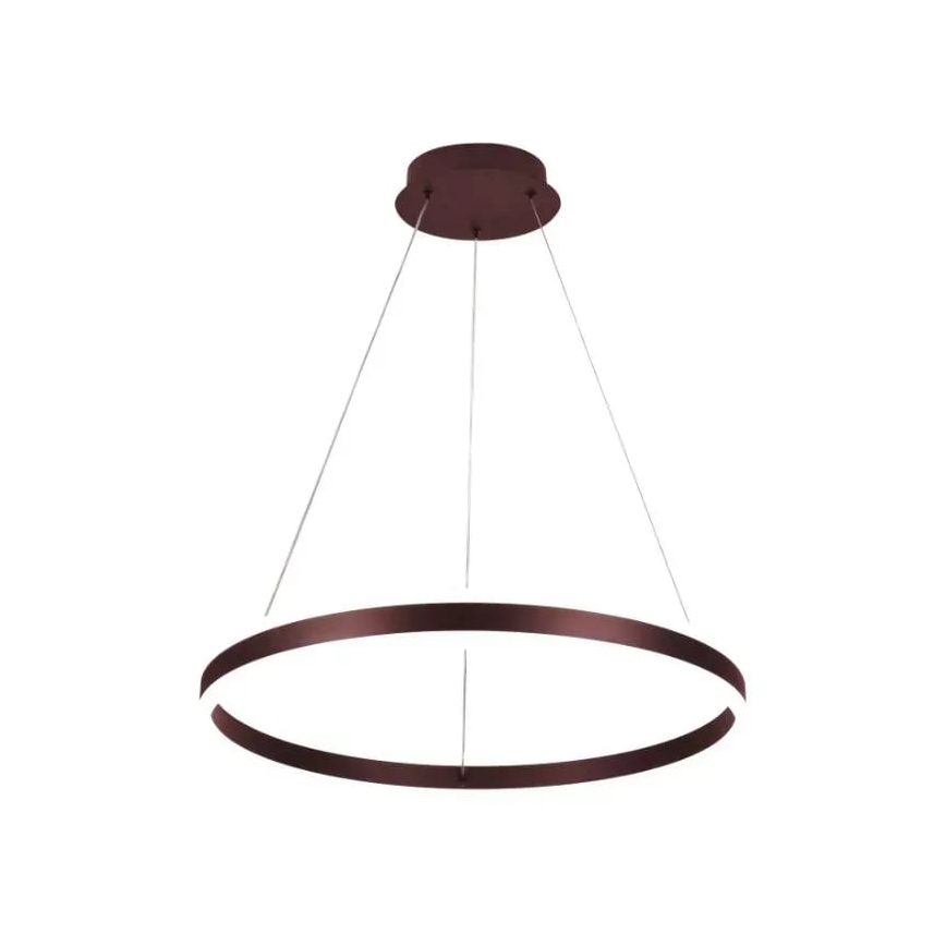 LED luster s prigušivanjem na užetu LED/85W/230V 3000-6500K promjer 60 cm + daljinski upravljač