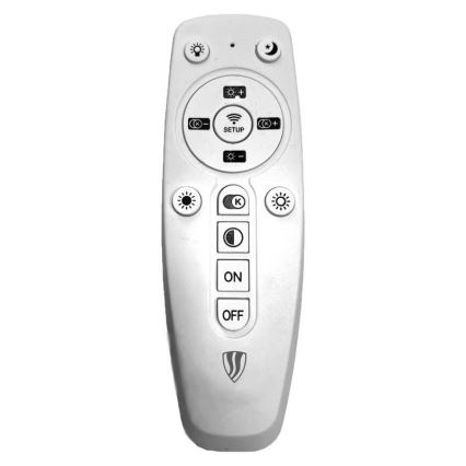 LED luster s prigušivanjem na užetu LED/85W/230V 3000-6500K promjer 60 cm + daljinski upravljač