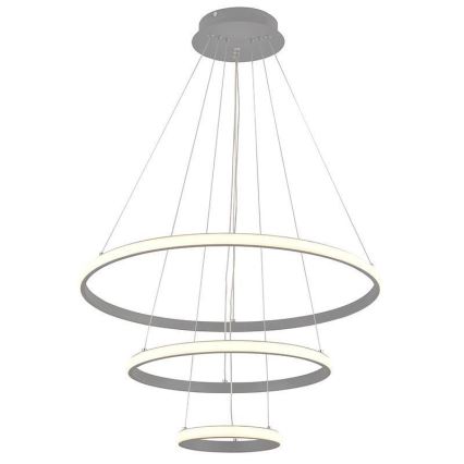 LED prigušivački luster na užetu LED/90W/230V 3000-6500K promjer 60 cm + daljinski upravljač
