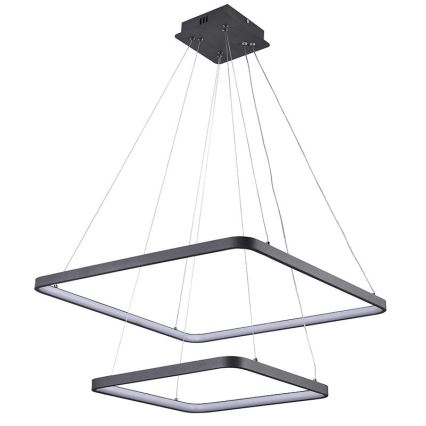 LED prigušivački luster na užetu LED/90W/230V 3000-6500K + daljinski upravljač